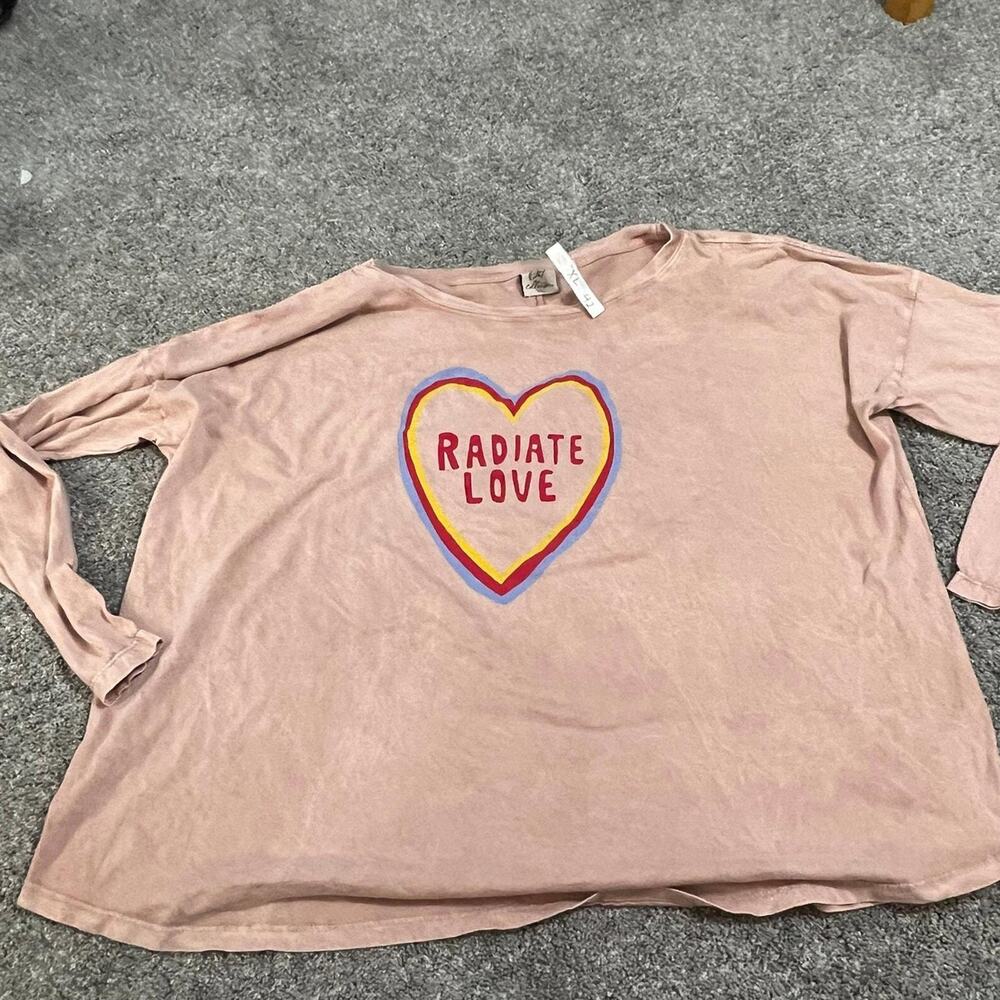 Boutique Radiate Love Long Sleeve Shirt size XL NWT